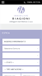 Mobile Screenshot of immobiliarebiagioni.com