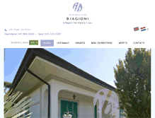 Tablet Screenshot of immobiliarebiagioni.com